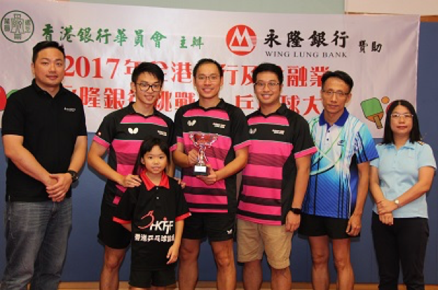 男子團體季軍: 中銀香港