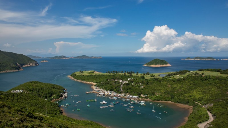 田下山、大廟灣、布袋澳村